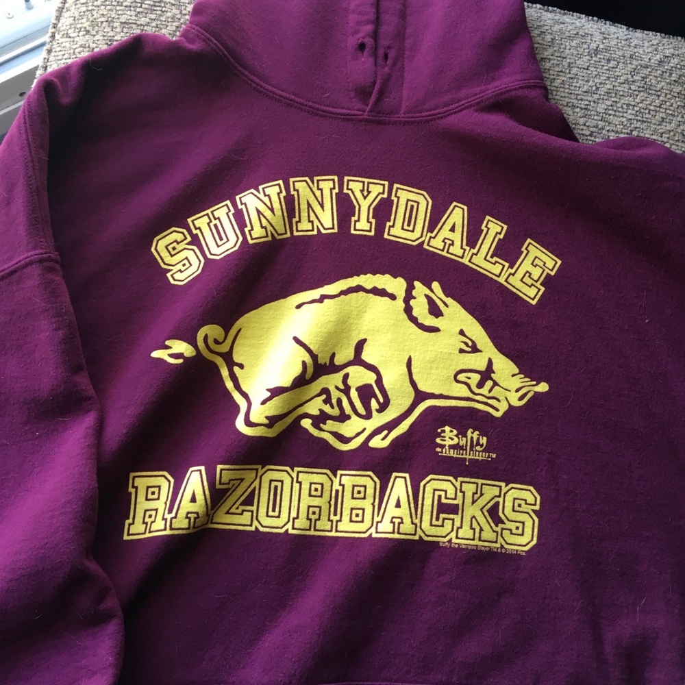 Buffy the Vampire Slayer Sunnydale Razorbacks School Sweatshirt 2X